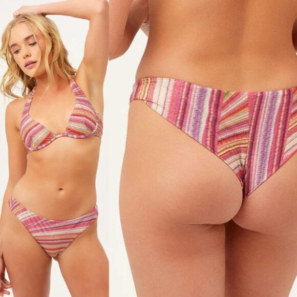 New! Frankie’s Bikinis Dawson Cheeky Bikini Bottom 17119 - Picture 1 of 7